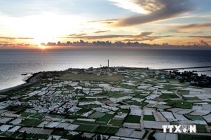 A part of Ly Son island at dawn (Photo: VNA) A part of Ly Son island at dawn (Photo: VNA)